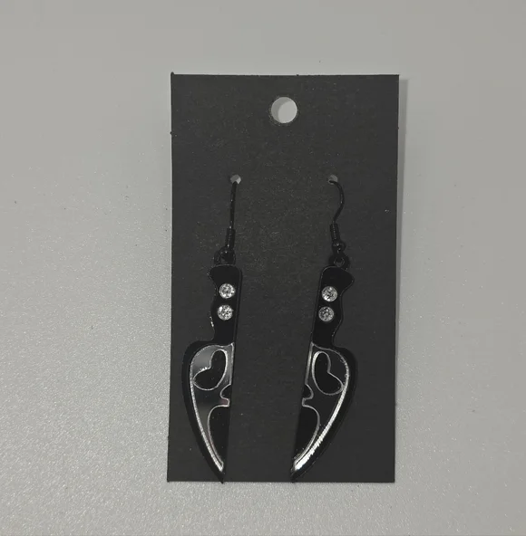 Ghostface Scream Knife Earrings Handmade Hypoallergenic BUNDLE & OFFER TO SAVE - Picture 4 of 4